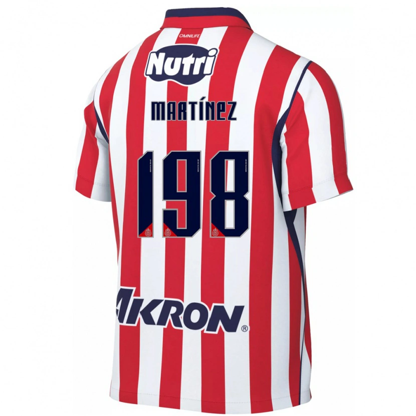 Danxen Heren Andrew Martínez #198 Rood Wit Thuisshirt Thuistenue 2026/27 T-Shirt