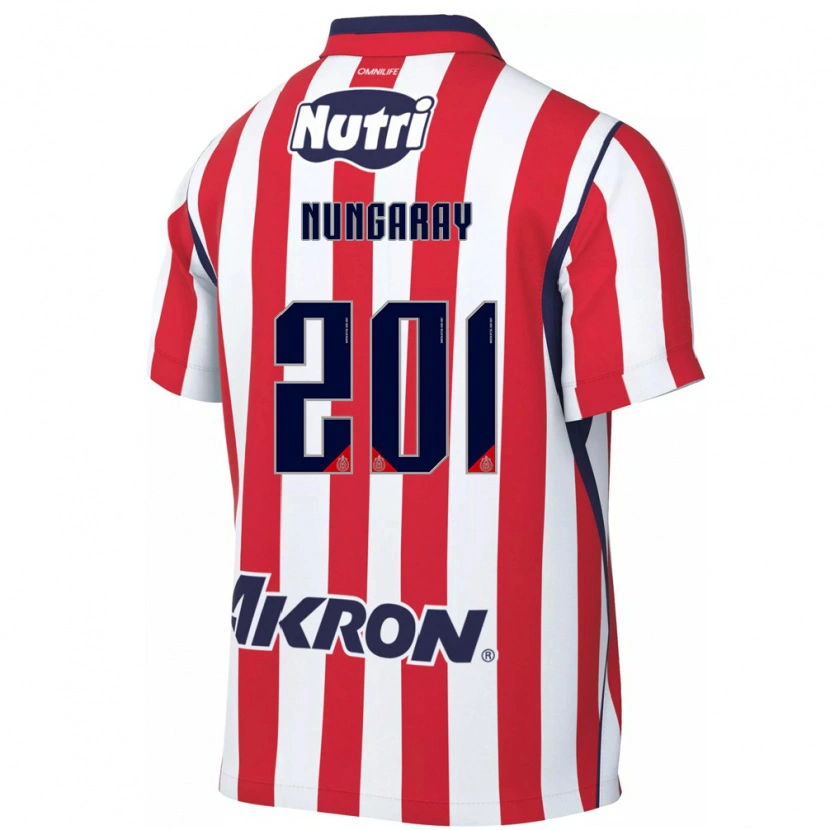 Danxen Heren David Nungaray #201 Rood Wit Thuisshirt Thuistenue 2026/27 T-Shirt