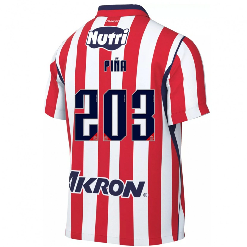 Danxen Heren Fernando Piña #203 Rood Wit Thuisshirt Thuistenue 2026/27 T-Shirt