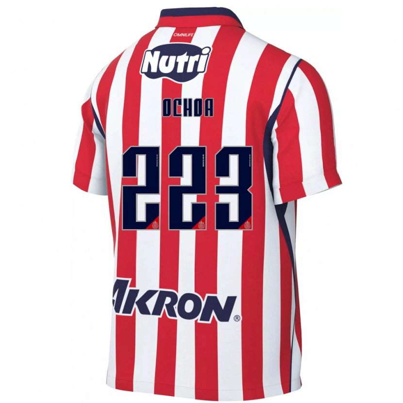Danxen Heren Diego Ochoa #223 Rood Wit Thuisshirt Thuistenue 2026/27 T-Shirt