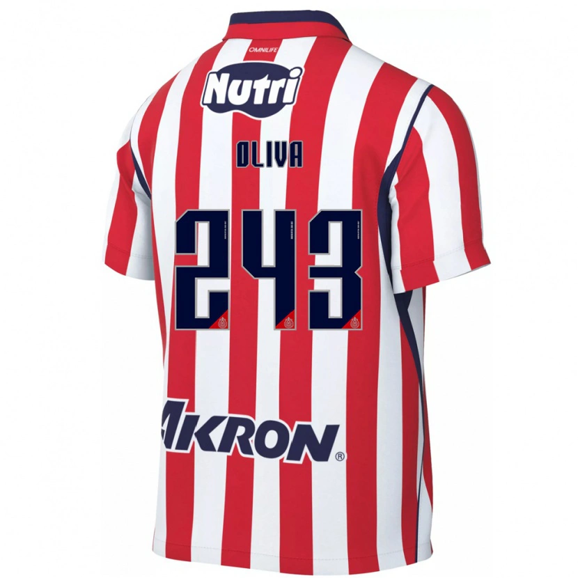 Danxen Heren Diego Oliva #243 Rood Wit Thuisshirt Thuistenue 2026/27 T-Shirt