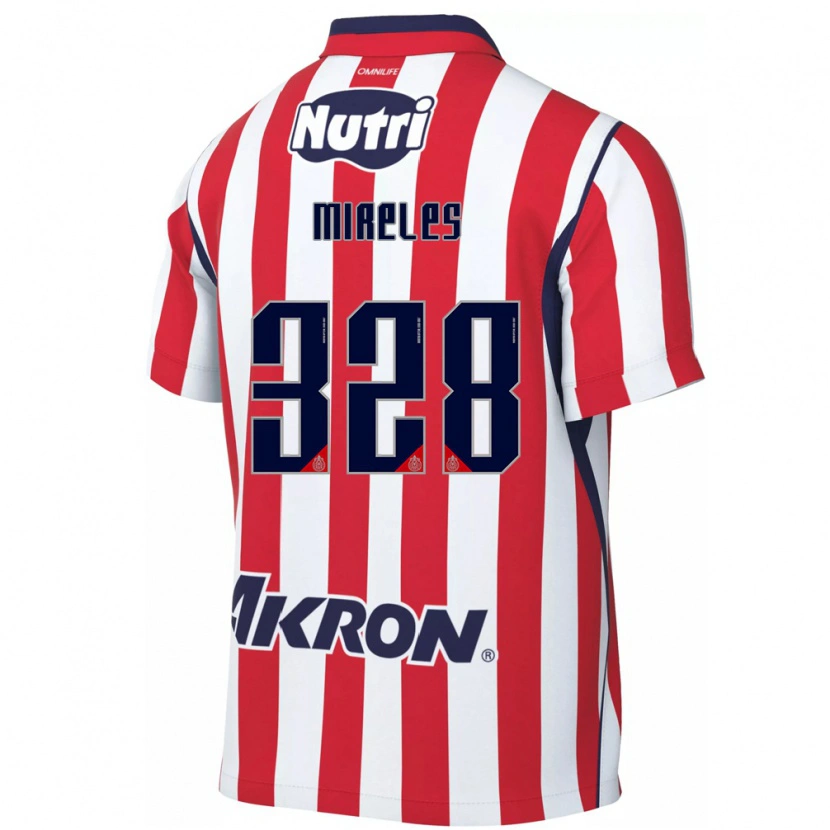 Danxen Heren Ricardo Mireles #328 Rood Wit Thuisshirt Thuistenue 2026/27 T-Shirt