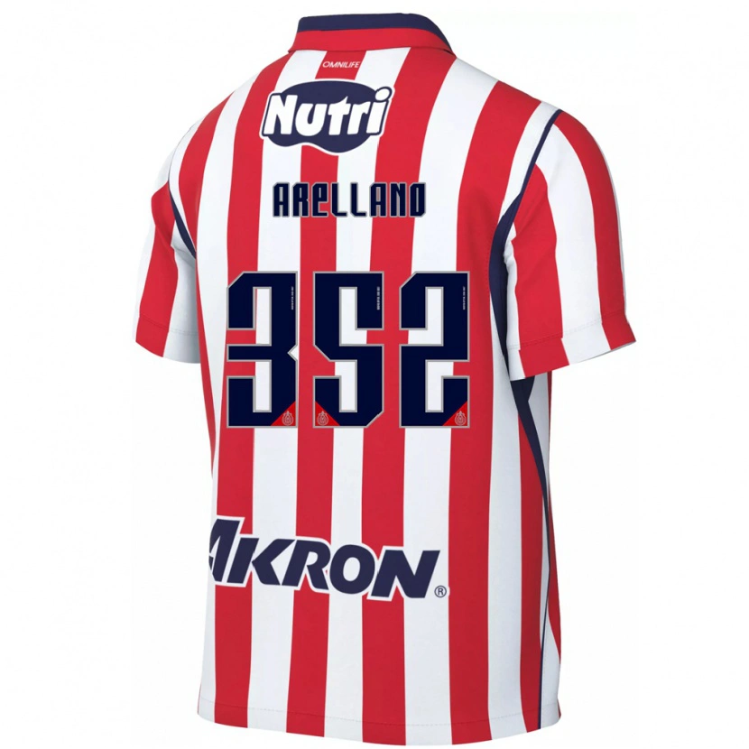 Danxen Heren Santiago Arellano #352 Rood Wit Thuisshirt Thuistenue 2026/27 T-Shirt
