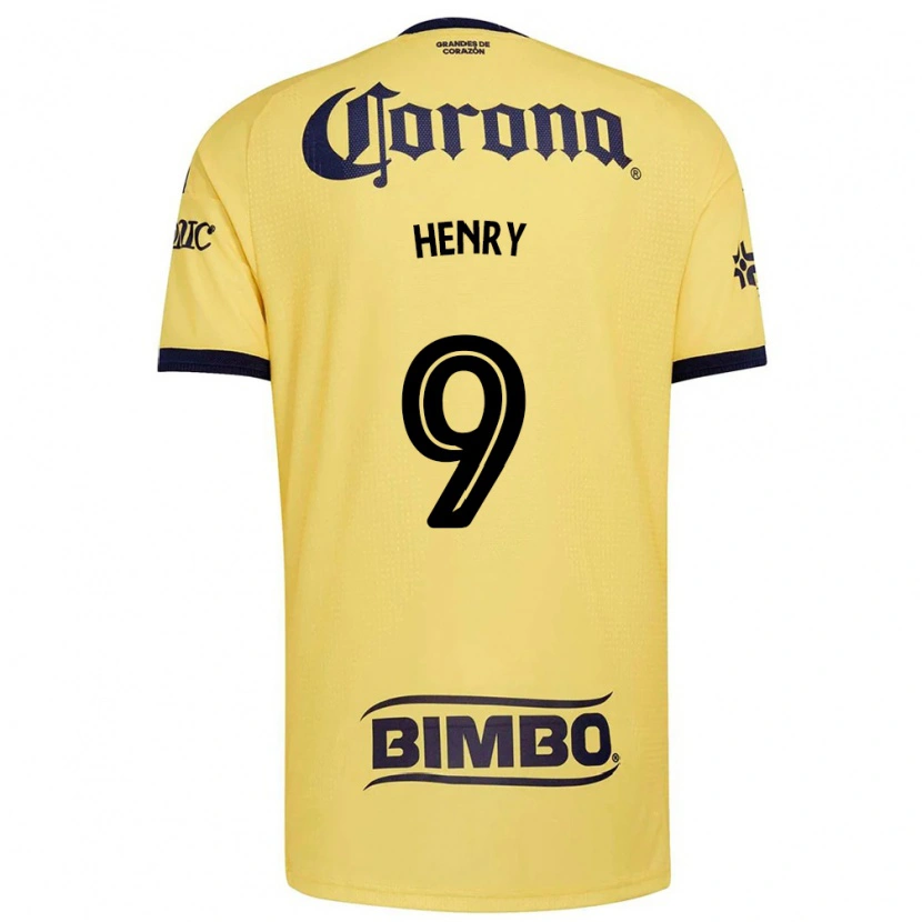 Danxen Heren Henry Martin #9 Geel Rood Zwart Thuisshirt Thuistenue 2026/27 T-Shirt