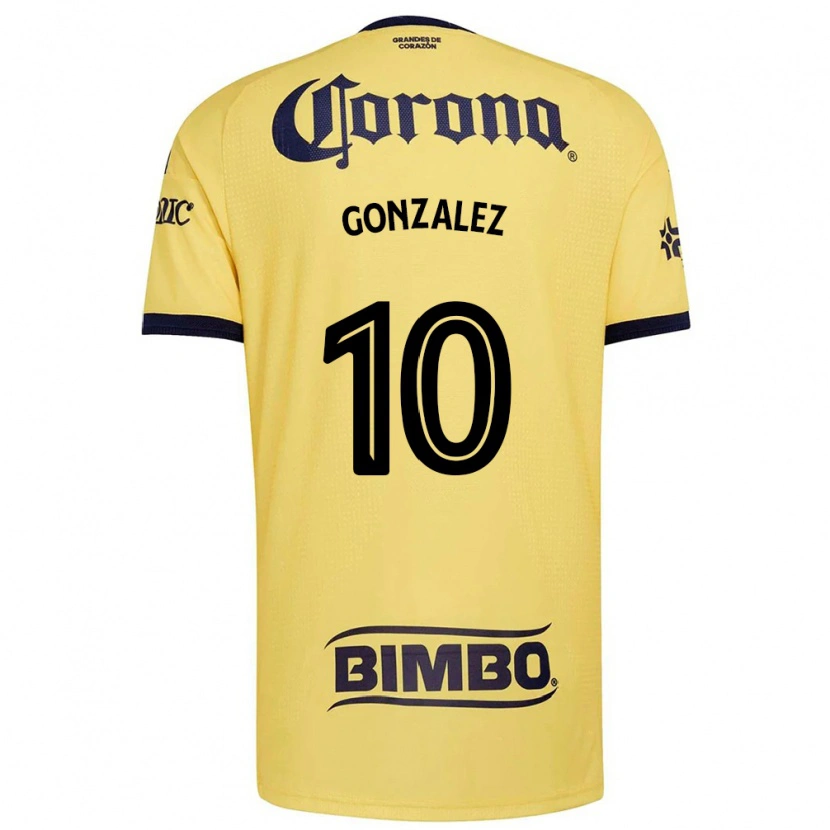 Danxen Heren Alison Gonzalez #10 Geel Rood Zwart Thuisshirt Thuistenue 2026/27 T-Shirt