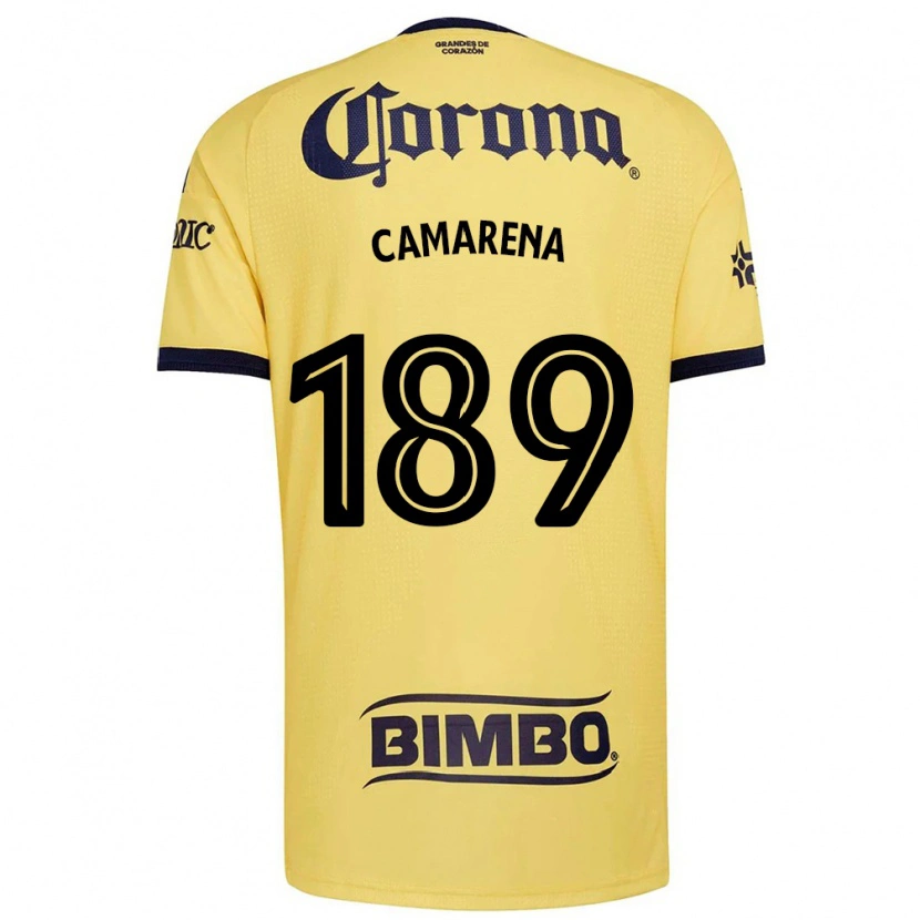 Danxen Heren Luis Camarena #189 Geel Rood Zwart Thuisshirt Thuistenue 2026/27 T-Shirt
