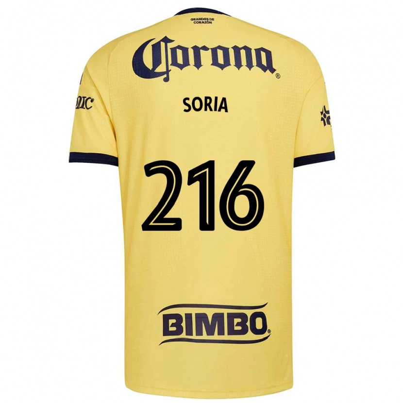 Danxen Heren Emiliano Soria #216 Geel Rood Zwart Thuisshirt Thuistenue 2026/27 T-Shirt