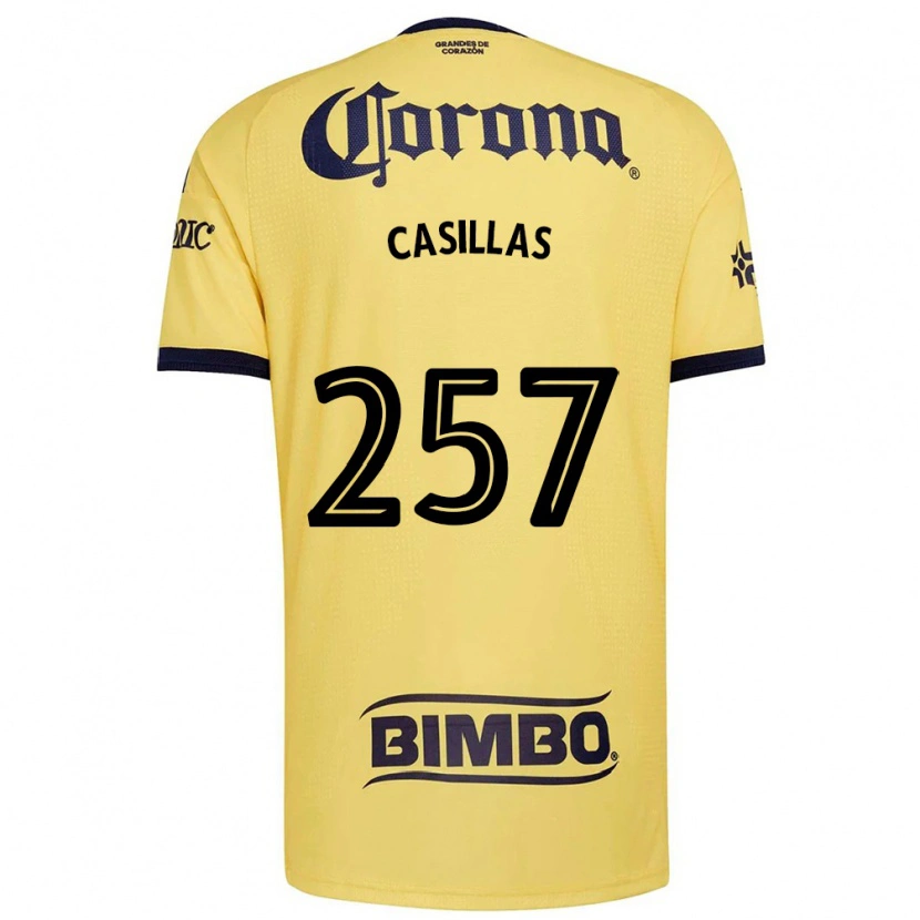 Danxen Heren Iván Casillas #257 Geel Rood Zwart Thuisshirt Thuistenue 2026/27 T-Shirt