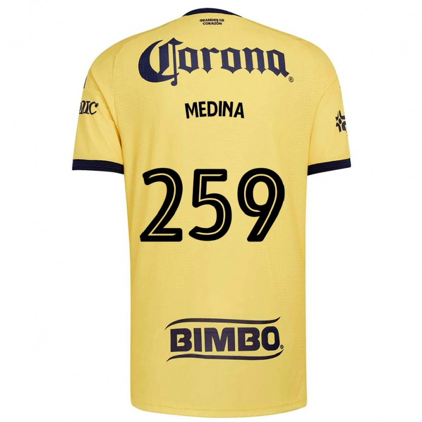 Danxen Heren Sebastián Medina #259 Geel Rood Zwart Thuisshirt Thuistenue 2026/27 T-Shirt