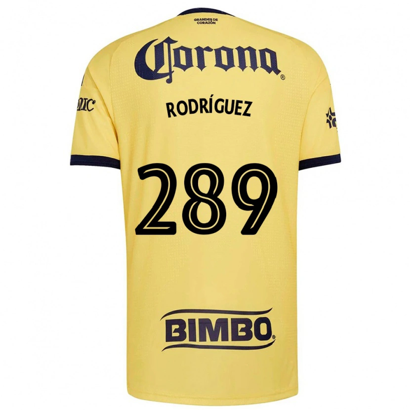 Danxen Heren Ángel Rodríguez #289 Geel Rood Zwart Thuisshirt Thuistenue 2026/27 T-Shirt