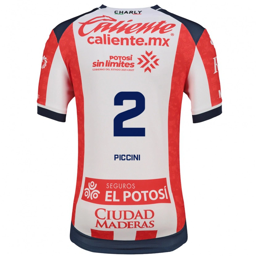 Danxen Heren Cristiano Piccini #2 Rood Wit Zwart Thuisshirt Thuistenue 2026/27 T-Shirt
