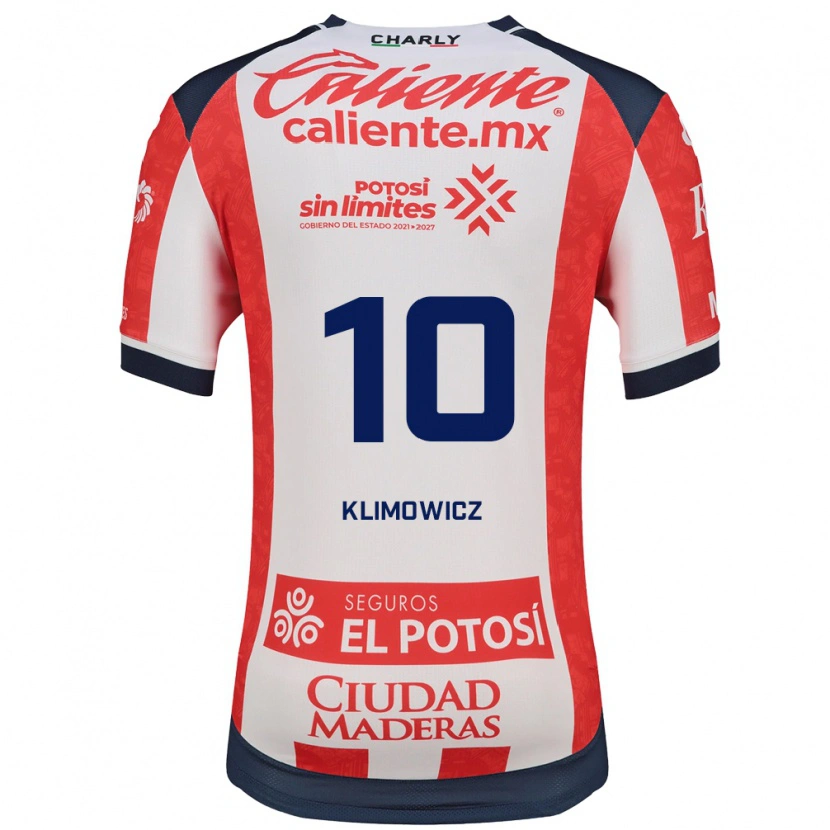Danxen Heren Mateo Klimowicz #10 Rood Wit Zwart Thuisshirt Thuistenue 2026/27 T-Shirt