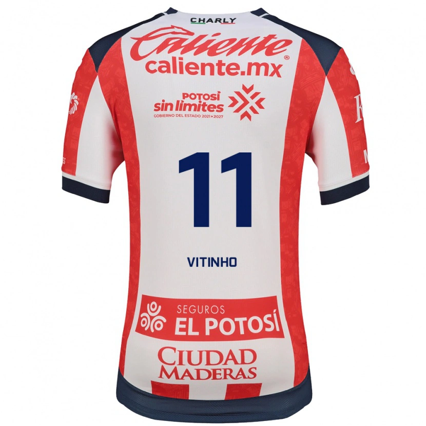 Danxen Heren Vitinho #11 Rood Wit Zwart Thuisshirt Thuistenue 2026/27 T-Shirt