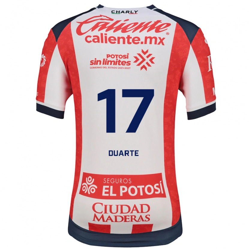 Danxen Heren Anderson Duarte #17 Rood Wit Zwart Thuisshirt Thuistenue 2026/27 T-Shirt