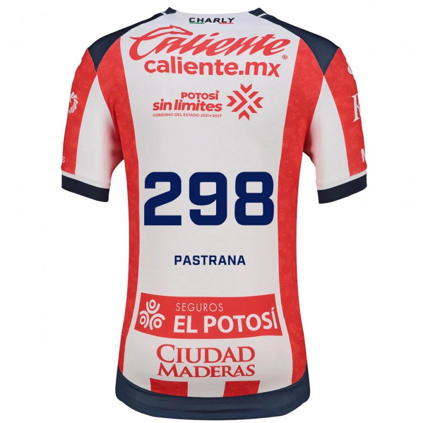 Danxen Heren Leonardo Pastrana #298 Rood Wit Zwart Thuisshirt Thuistenue 2026/27 T-Shirt