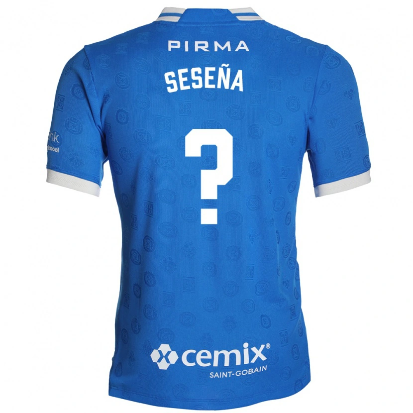 Danxen Heren Miguel Seseña #0 Blauw Wit Rood Thuisshirt Thuistenue 2026/27 T-Shirt