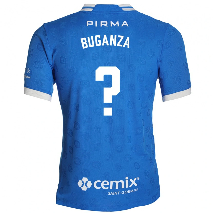 Danxen Heren Franco Buganza #0 Blauw Wit Rood Thuisshirt Thuistenue 2026/27 T-Shirt