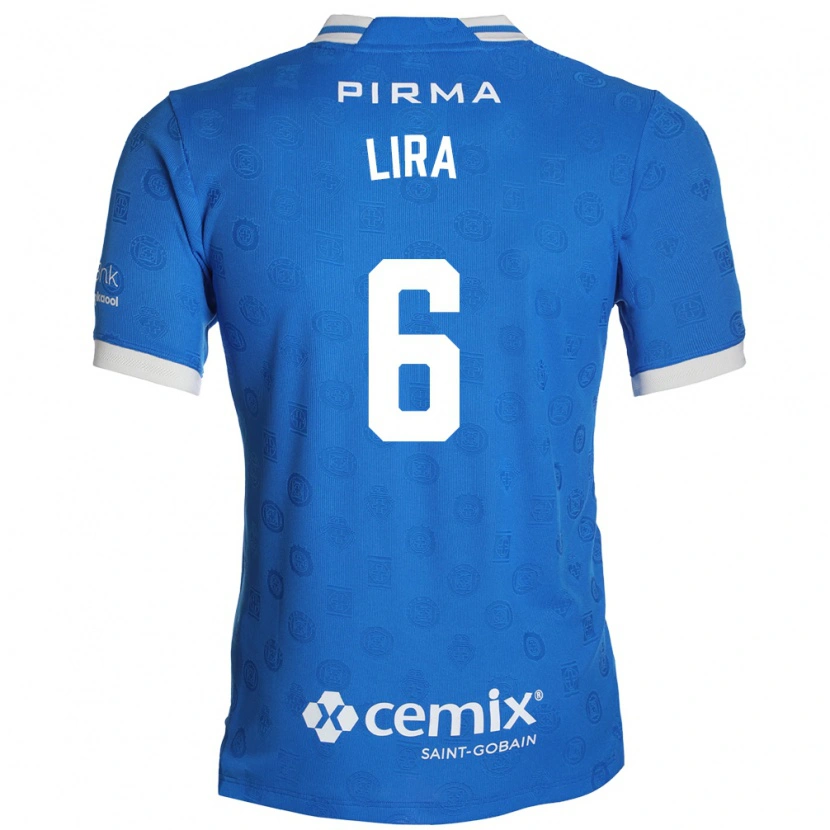 Danxen Heren Érik Lira #6 Blauw Wit Rood Thuisshirt Thuistenue 2026/27 T-Shirt