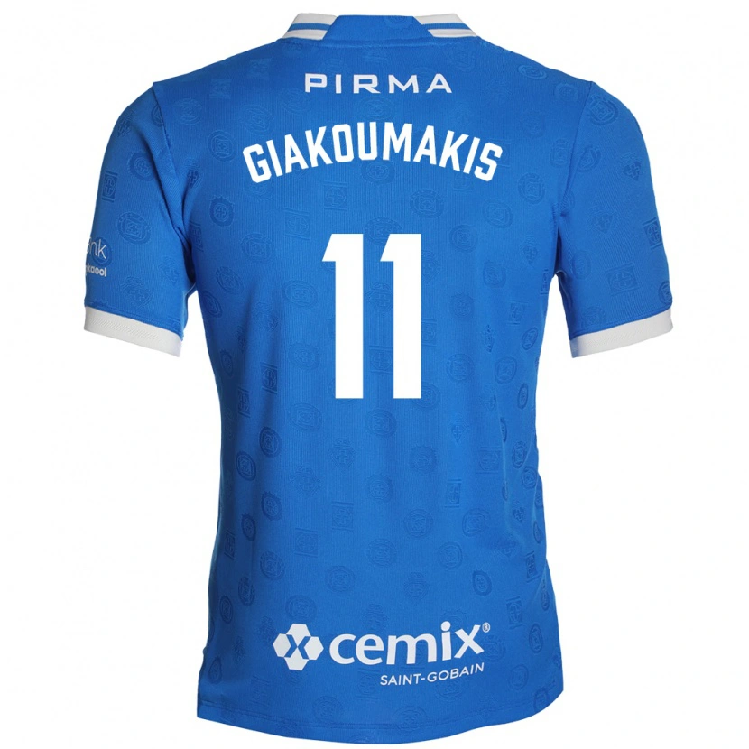 Danxen Heren Georgios Giakoumakis #11 Blauw Wit Rood Thuisshirt Thuistenue 2026/27 T-Shirt
