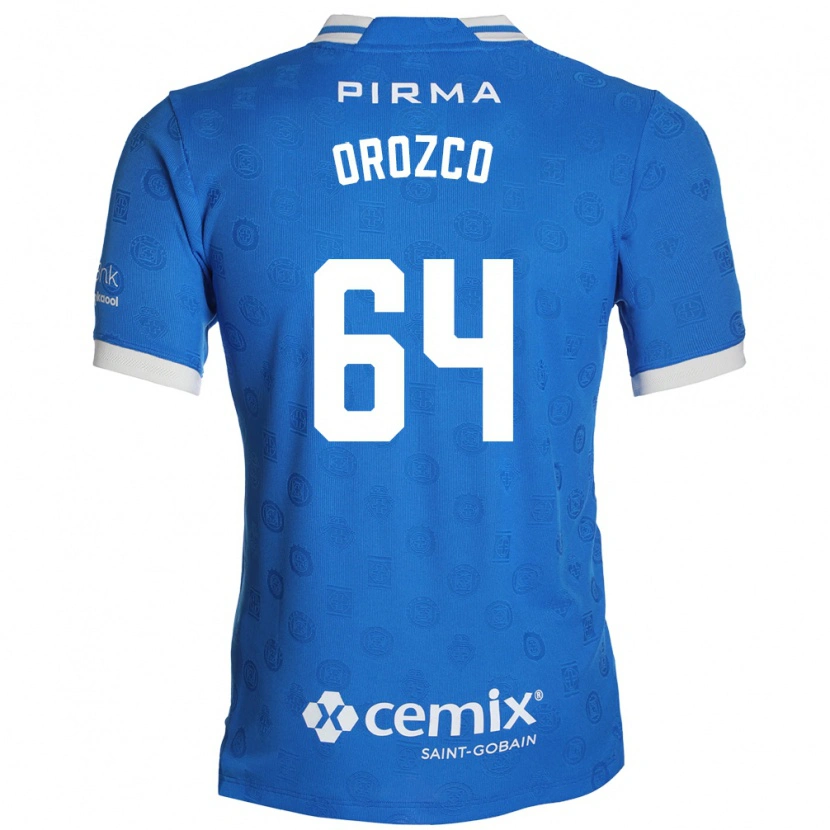 Danxen Heren Fabrizzio Orozco #64 Blauw Wit Rood Thuisshirt Thuistenue 2026/27 T-Shirt
