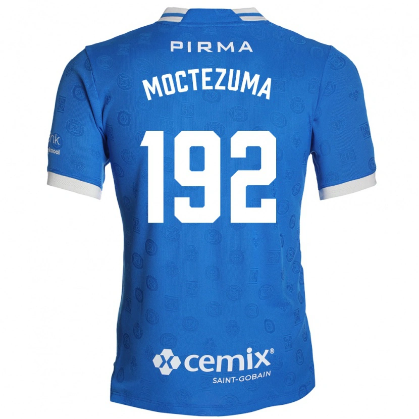 Danxen Heren Brayan Moctezuma #192 Blauw Wit Rood Thuisshirt Thuistenue 2026/27 T-Shirt
