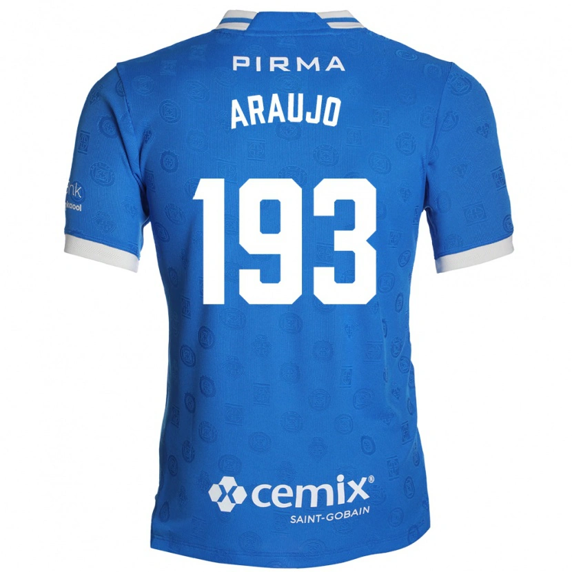 Danxen Heren Marcio Araujo #193 Blauw Wit Rood Thuisshirt Thuistenue 2026/27 T-Shirt