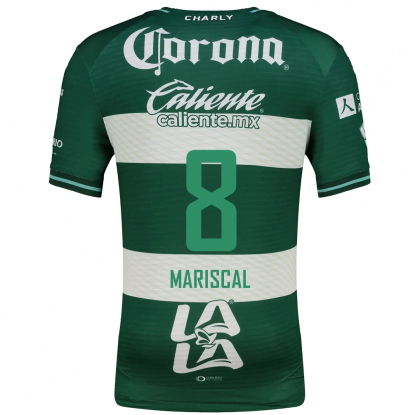 Danxen Heren Salvador Mariscal #8 Groen Wit Thuisshirt Thuistenue 2026/27 T-Shirt