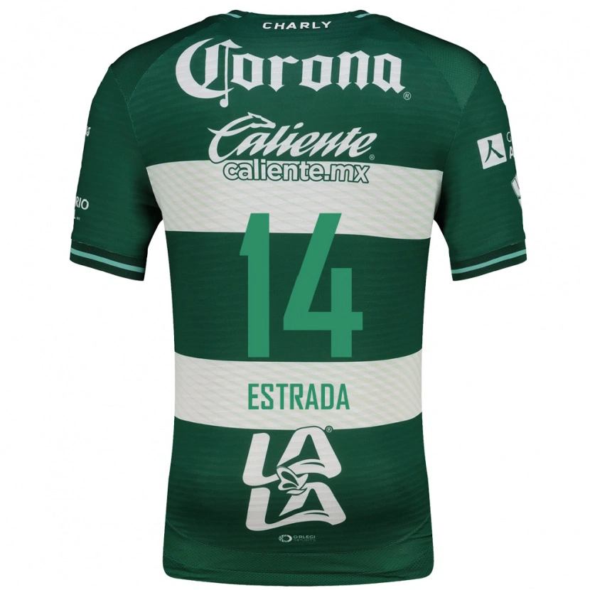 Danxen Heren Katia Estrada #14 Groen Wit Thuisshirt Thuistenue 2026/27 T-Shirt