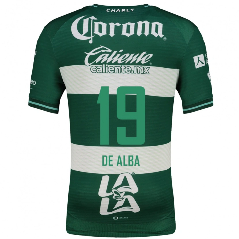 Danxen Heren Luisa De Alba #19 Groen Wit Thuisshirt Thuistenue 2026/27 T-Shirt