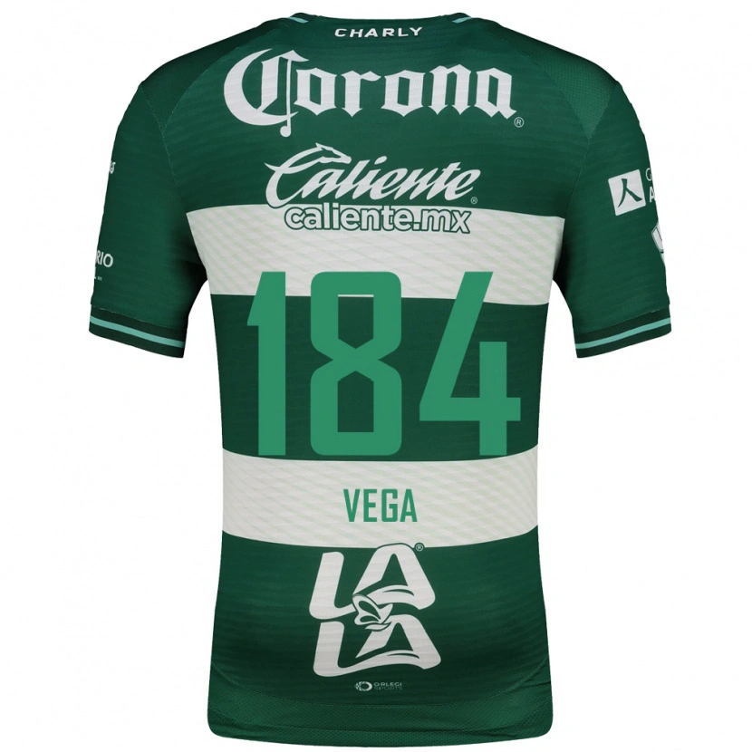 Danxen Heren Luis Vega #184 Groen Wit Thuisshirt Thuistenue 2026/27 T-Shirt