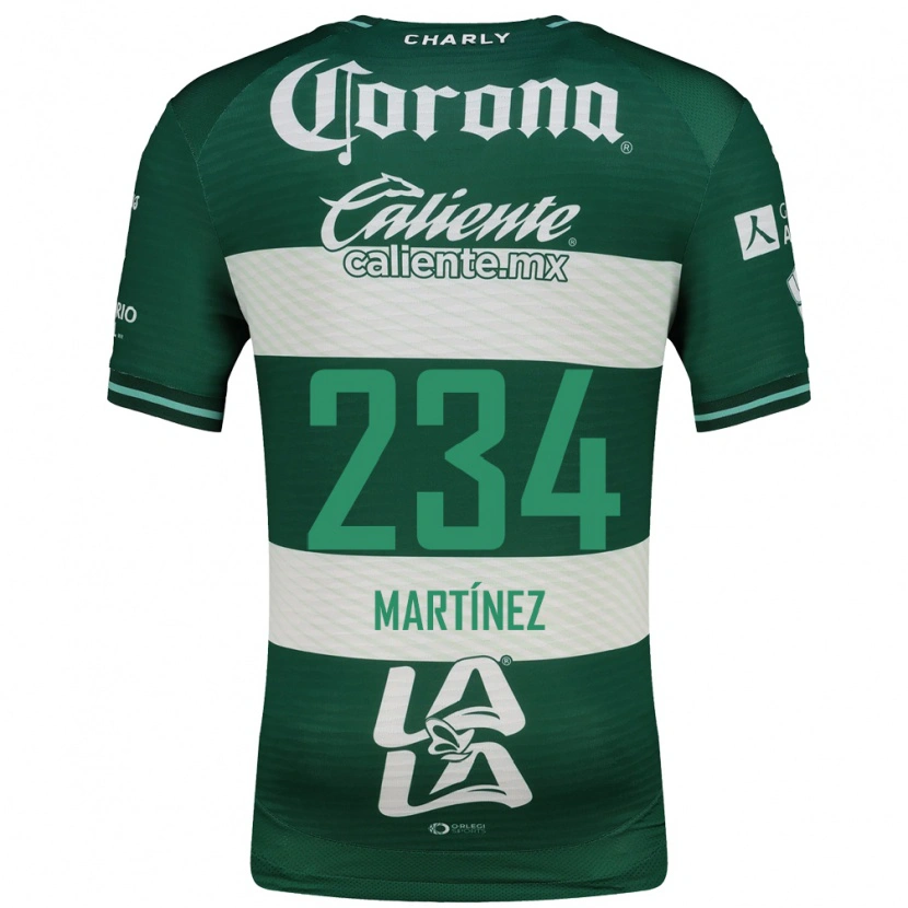 Danxen Heren Cristian Martínez #234 Groen Wit Thuisshirt Thuistenue 2026/27 T-Shirt