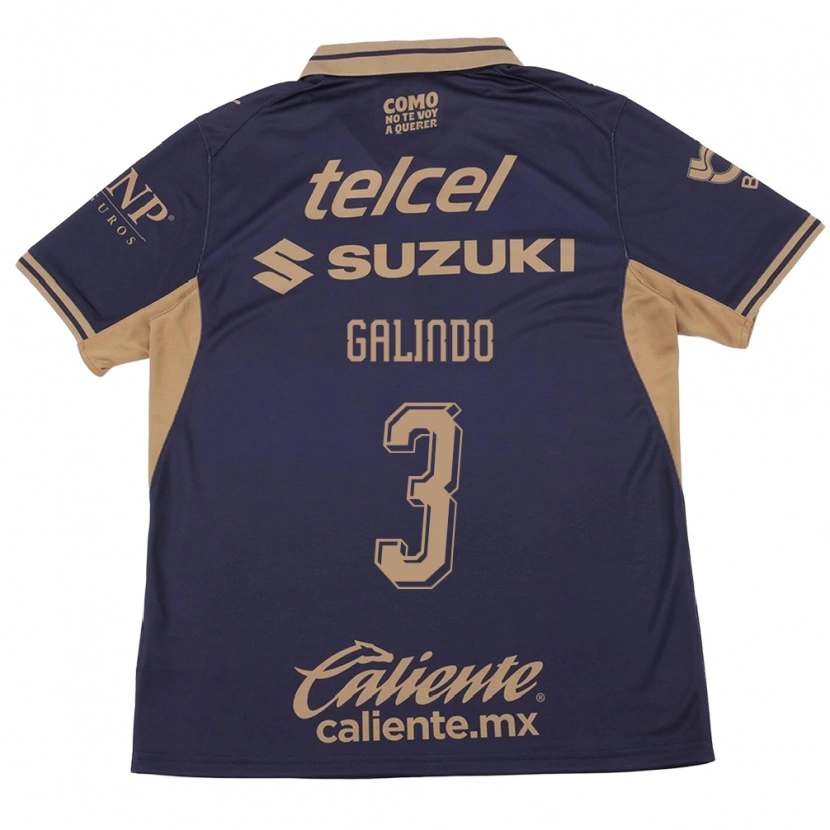 Danxen Heren Ricardo Galindo #3 Paars Bruin Thuisshirt Thuistenue 2026/27 T-Shirt