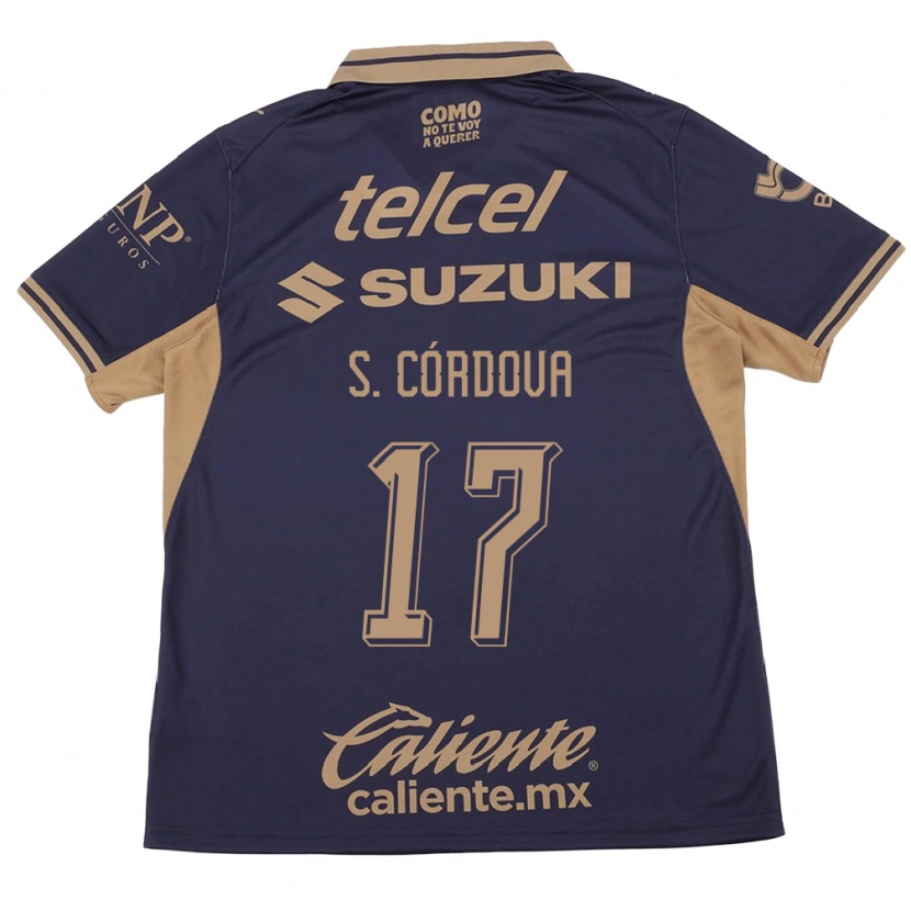 Danxen Heren Sebastián Córdova #17 Paars Bruin Thuisshirt Thuistenue 2026/27 T-Shirt