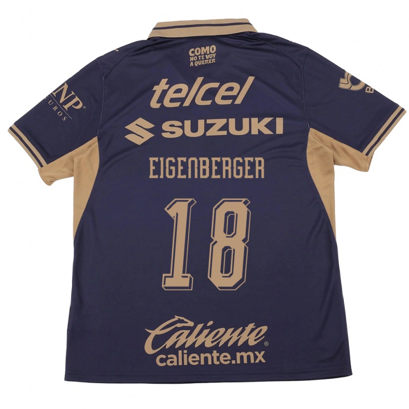 Danxen Heren Chandra Eigenberger #18 Paars Bruin Thuisshirt Thuistenue 2026/27 T-Shirt