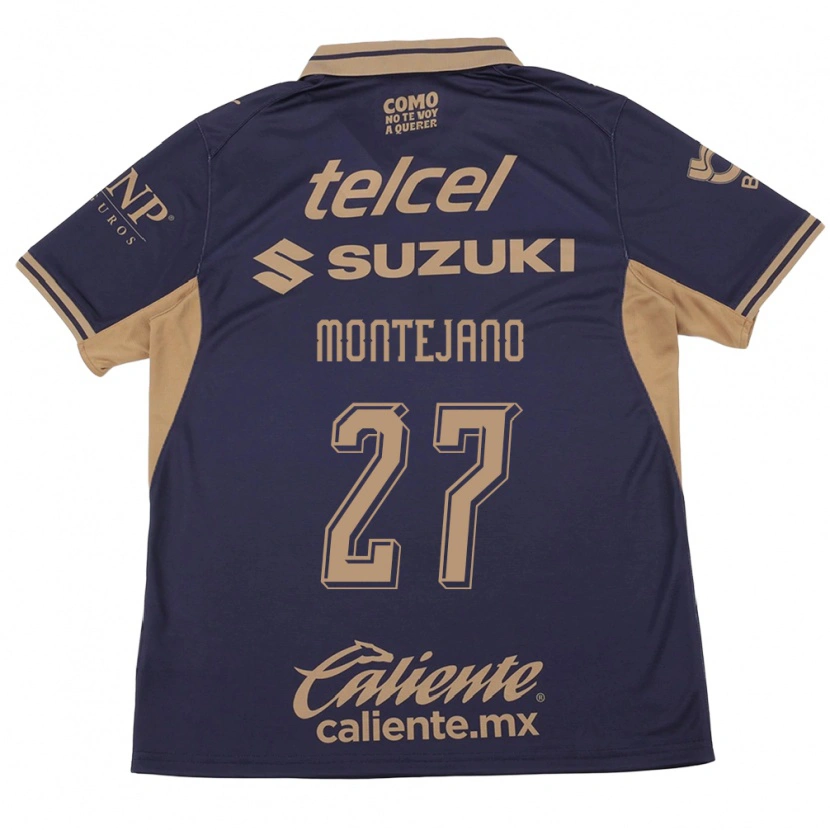 Danxen Heren Emanuel Montejano #27 Paars Bruin Thuisshirt Thuistenue 2026/27 T-Shirt