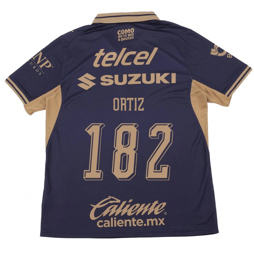 Danxen Heren Jorge Ortiz #182 Paars Bruin Thuisshirt Thuistenue 2026/27 T-Shirt