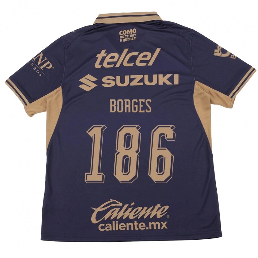Danxen Heren Kevin Borges #186 Paars Bruin Thuisshirt Thuistenue 2026/27 T-Shirt