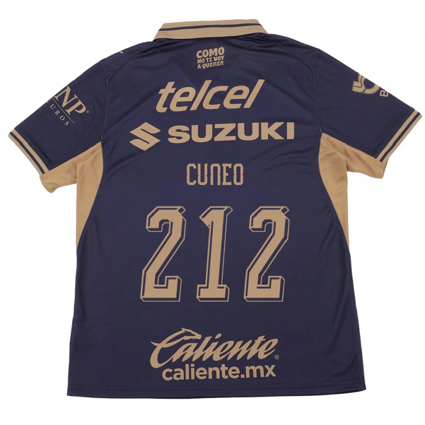 Danxen Heren Kevin Cuneo #212 Paars Bruin Thuisshirt Thuistenue 2026/27 T-Shirt