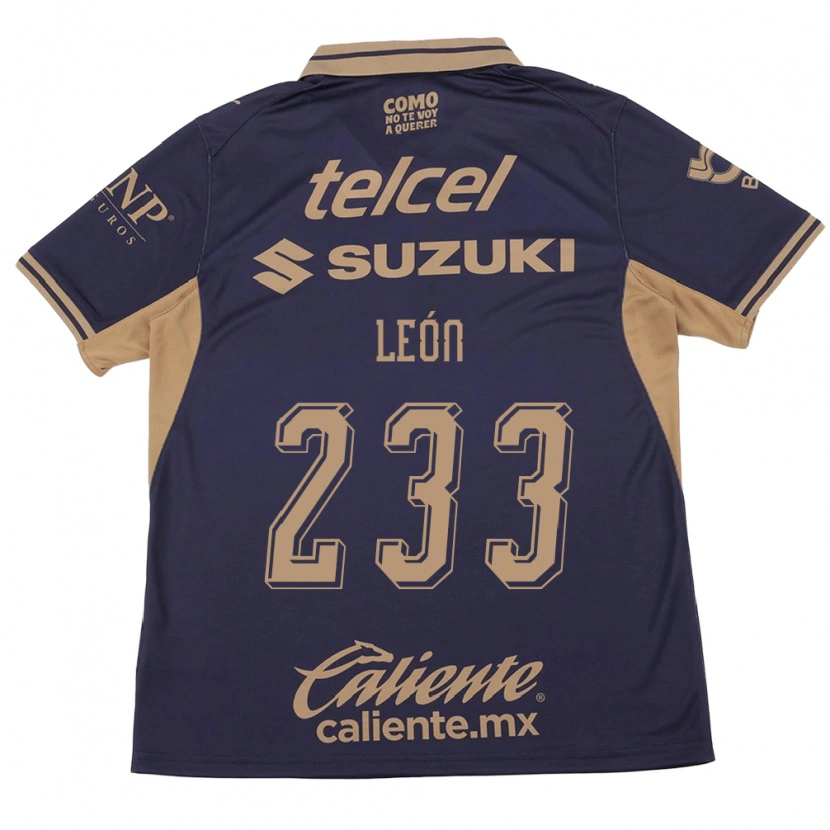 Danxen Heren Andryk León #233 Paars Bruin Thuisshirt Thuistenue 2026/27 T-Shirt
