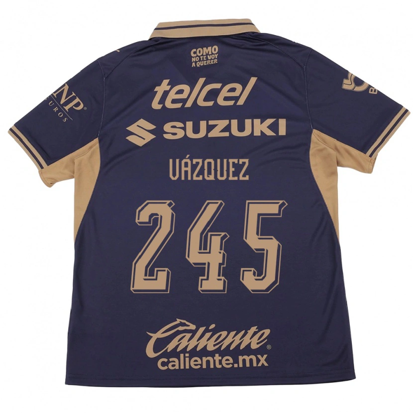 Danxen Heren Austin Vázquez #245 Paars Bruin Thuisshirt Thuistenue 2026/27 T-Shirt