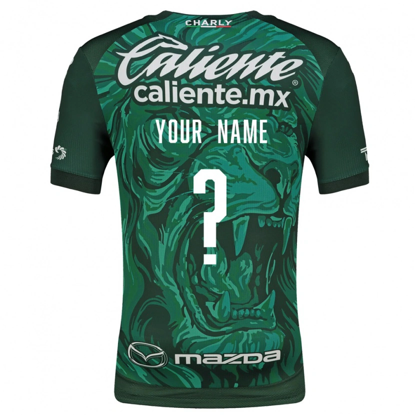 Danxen Heren Uw Naam #0 Groen Zwart Thuisshirt Thuistenue 2026/27 T-Shirt
