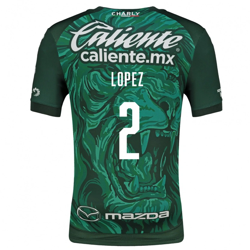 Danxen Heren Vanessa Lopez #2 Groen Zwart Thuisshirt Thuistenue 2026/27 T-Shirt