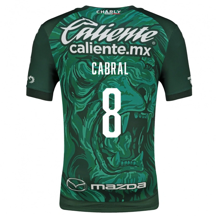 Danxen Heren Luciano Cabral #8 Groen Zwart Thuisshirt Thuistenue 2026/27 T-Shirt