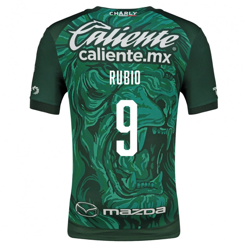 Danxen Heren Brian Rubio #9 Groen Zwart Thuisshirt Thuistenue 2026/27 T-Shirt
