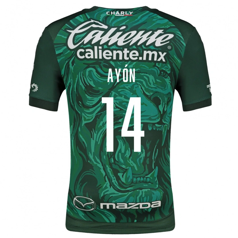 Danxen Heren Ettson Ayón #14 Groen Zwart Thuisshirt Thuistenue 2026/27 T-Shirt