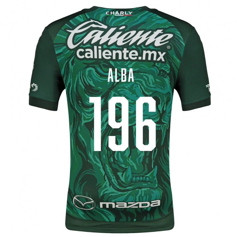 Danxen Heren Óscar Alba #196 Groen Zwart Thuisshirt Thuistenue 2026/27 T-Shirt
