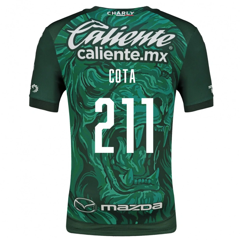 Danxen Heren Luis Cota #211 Groen Zwart Thuisshirt Thuistenue 2026/27 T-Shirt