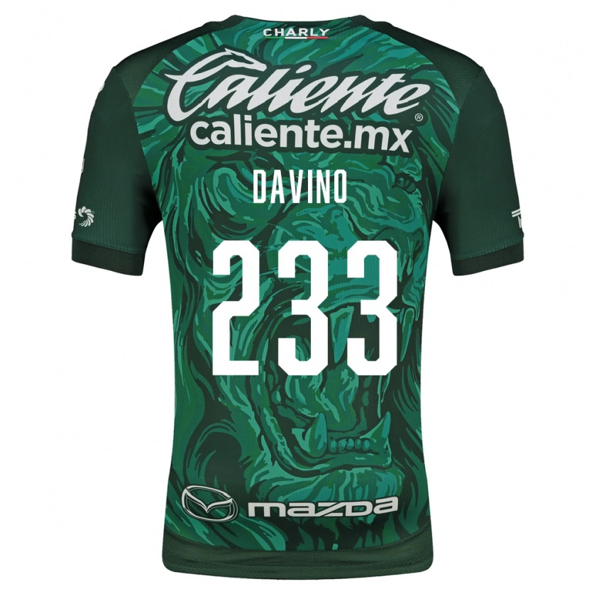 Danxen Heren Gianfranco Davino #233 Groen Zwart Thuisshirt Thuistenue 2026/27 T-Shirt