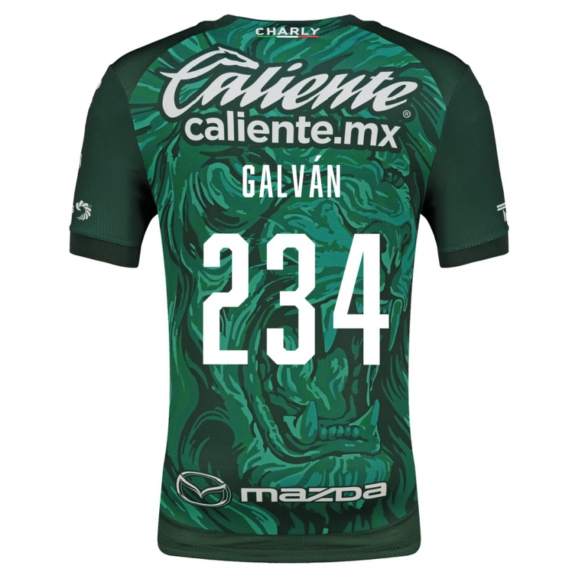 Danxen Heren Diego Galván #234 Groen Zwart Thuisshirt Thuistenue 2026/27 T-Shirt