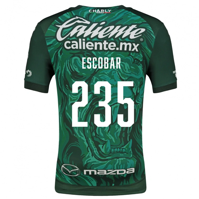 Danxen Heren Erik Escobar #235 Groen Zwart Thuisshirt Thuistenue 2026/27 T-Shirt